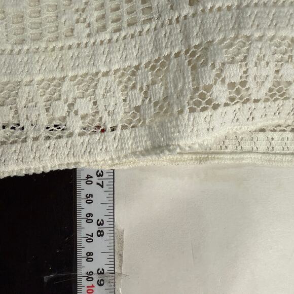 Lilly Pulitzer 8 Calera Jungle White Lace Gold Beaded Shift Dress Preppy Vaca - Picture 7 of 9